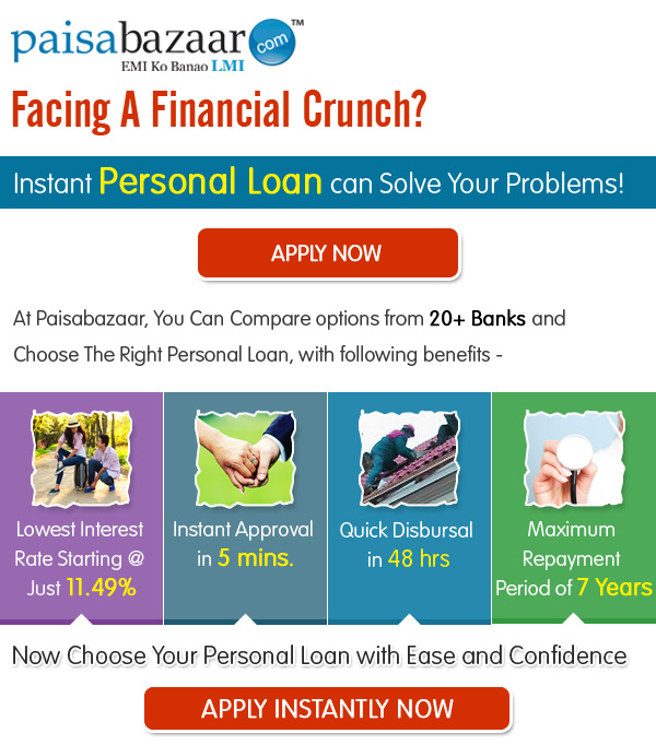 Instant Personal Loan can Solve Your Problems!