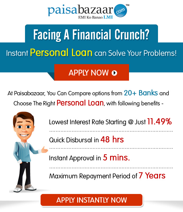 Instant Personal Loan can Solve Your Problems!